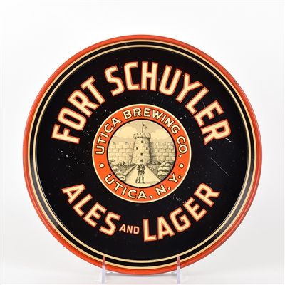 Fort Schuyler Ale and Lager 1930s Serving Tray