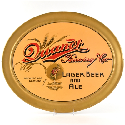 Quandt Brewing Beer Ale Pre-Prohibition Tin Sign RARE