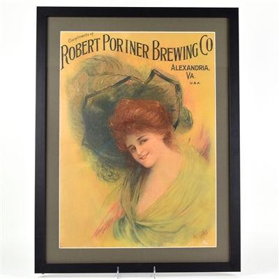 Robert Portner Brewing  Chromolithograph ALEXANDRIA VIRGINIA RARE