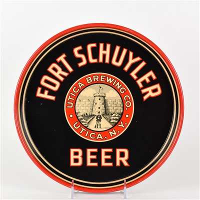 Fort Schuyler BEER 1930s Serving Tray MINTY