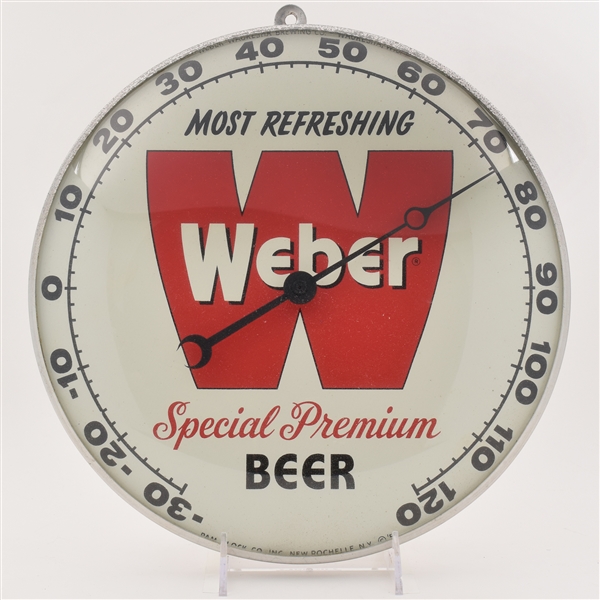 Weber Special Premium Beer 1950s Pam Thermometer