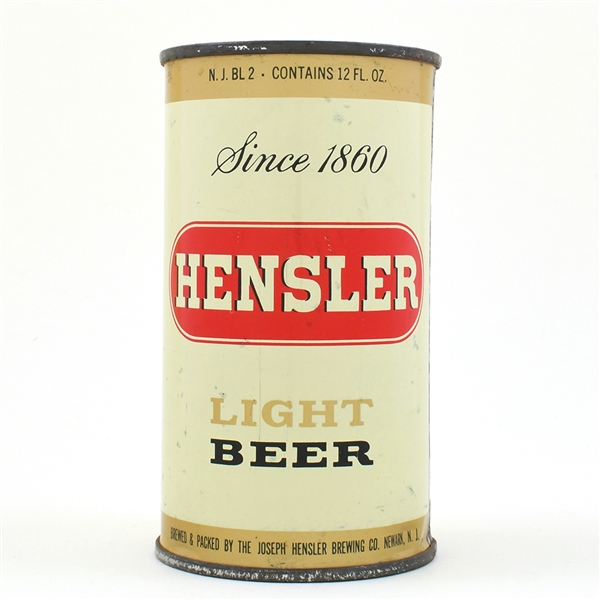 Hensler Light Beer Flat Top 81-30