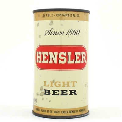 Hensler Light Beer Flat Top 81-30