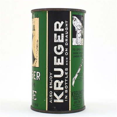 Krueger Cream Ale Instructional Flat Top SMALL OPENER 89-27 OI L465