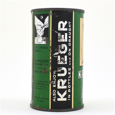 Krueger Cream Ale Instructional Flat Top SMALL OPENER 89-27 OI L465