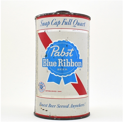 Pabst Blue Ribbon Quart Snap Cap NEWARK 217-2