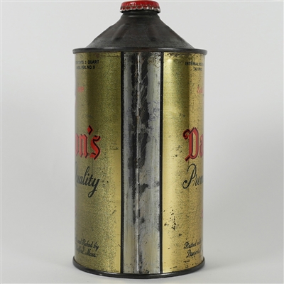 Dawsons Premium Quality Ale Gold Metallic Quart Cone Top L206-15 RARE LIKELY BEST