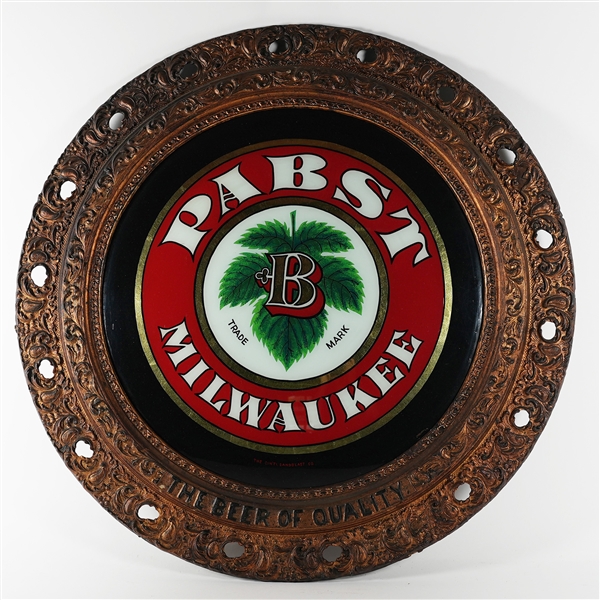 Pabst Milwaukee Pre-Prohibition ROG Sign SCARCE MINTY