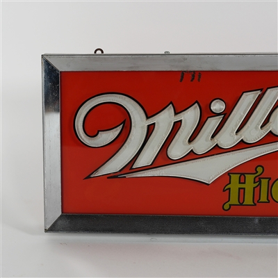 Miller High Life Beer Girl On Moon Illuminated ROG Sign STUNNING
