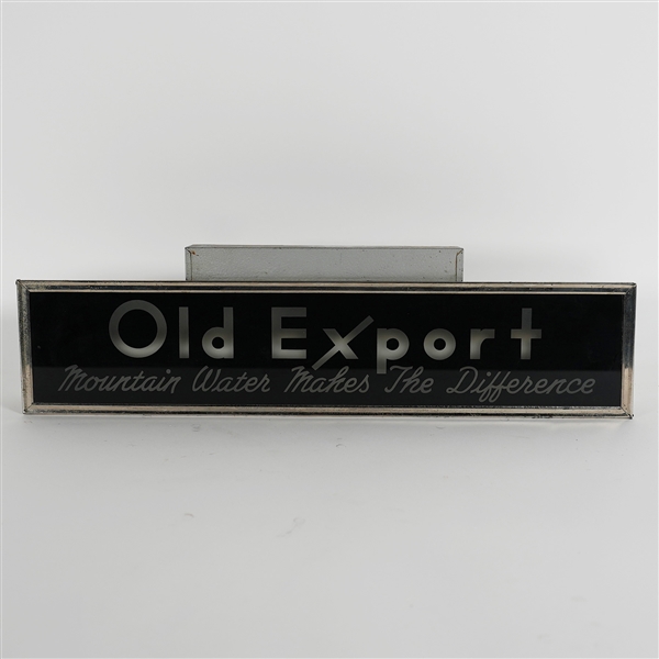 Old Export Mountain Water Illuminated RPG FIREBALL STREAMER Sign