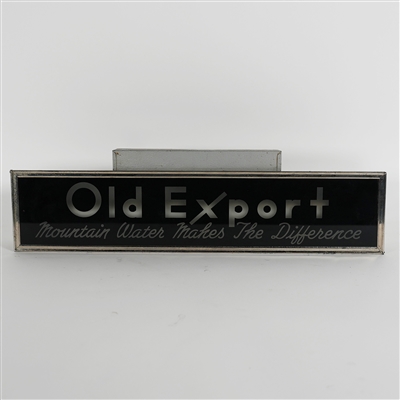 Old Export Mountain Water Illuminated RPG FIREBALL STREAMER Sign