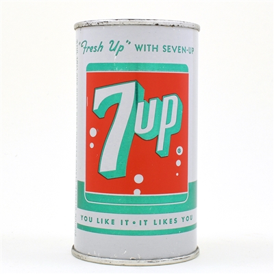 7UP Soda INSERT JUICE TAB ALASKA CLEAN