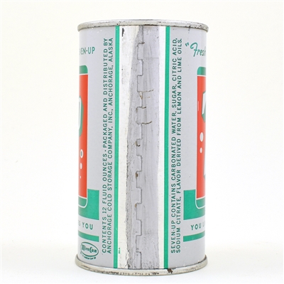 7UP Soda INSERT JUICE TAB ALASKA CLEAN