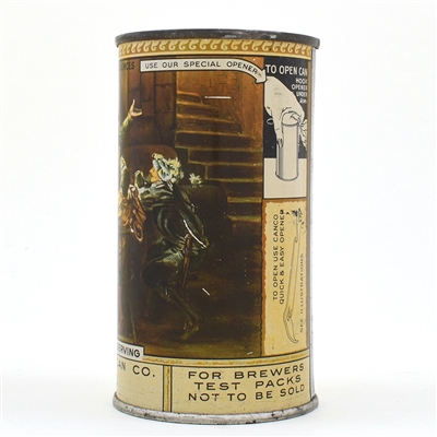 American Can Co Salesman Sample Instructional Flat Top Drinking Cup OI 1