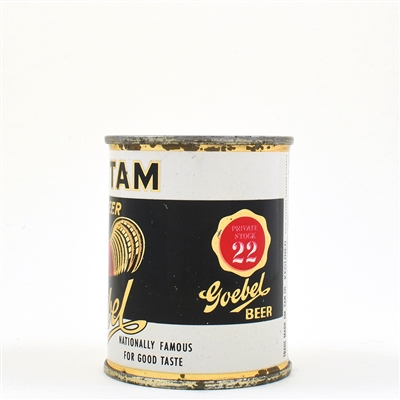 Bantam Beer 8 Ounce Flat Top DETROIT NO LIFE 241-17