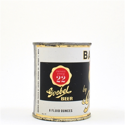 Bantam Beer 8 Ounce Flat Top DETROIT NO LIFE 241-17