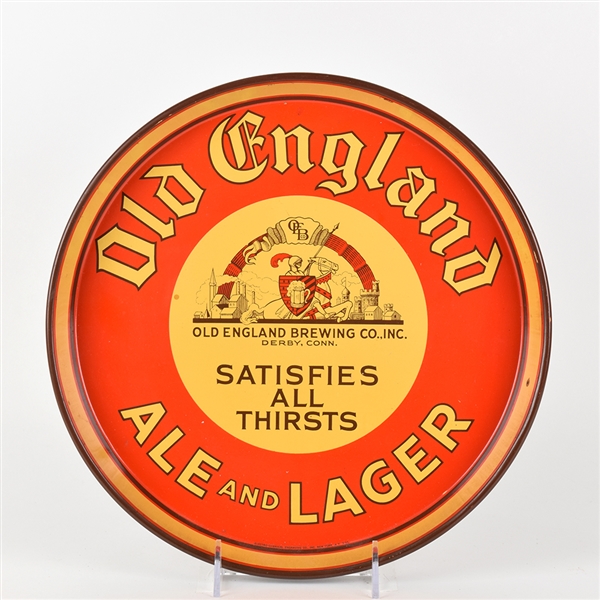 Old England Ale and Lager 1930s Serving Tray