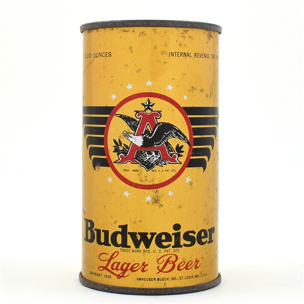 Budweiser Beer Instructional Flat Top 68A X CODE 43-35 OI 142