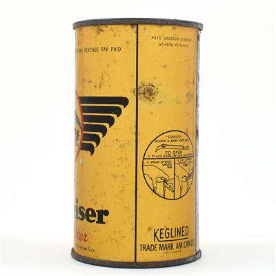 Budweiser Beer Instructional Flat Top 68A X CODE 43-35 OI 142