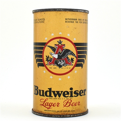 Budweiser Beer Instructional Flat Top WITHDRAWN FREE 83A D CODE 43-39 OI UNLISTED