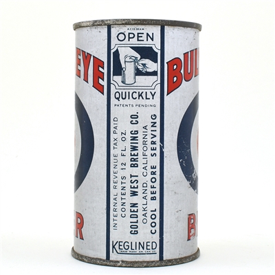 Bulls Eye Beer Instructional Flat Top 46-6 OI 167