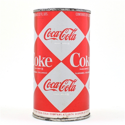 Coca-Cola Soda Flat top DIAMOND MOTIF FORT WORTH