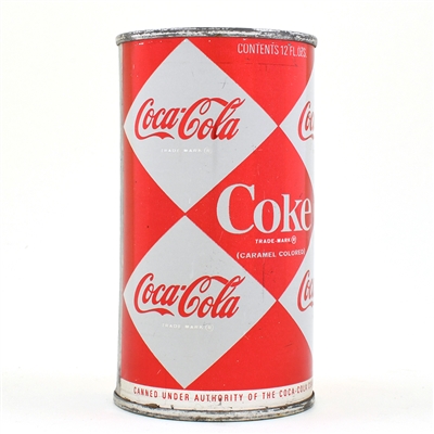 Coca-Cola Soda Flat top DIAMOND MOTIF FORT WORTH