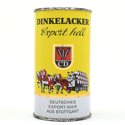 Dinkelacker Export Hell Beer German Flat Top