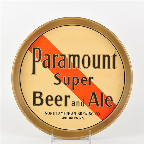 Paramount Super Beer and Ale 1930s Serving Tray