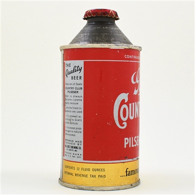Goetz Country Club Beer Cone Top IRTP 165-13