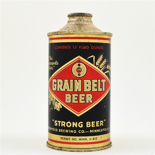 Grain Belt STRONG Beer Cone Top 166-29 EXCEPTIONAL