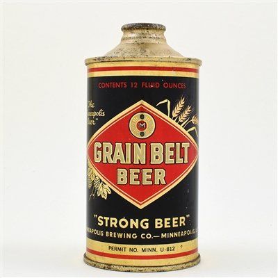 Grain Belt STRONG Beer Cone Top 166-29 EXCEPTIONAL
