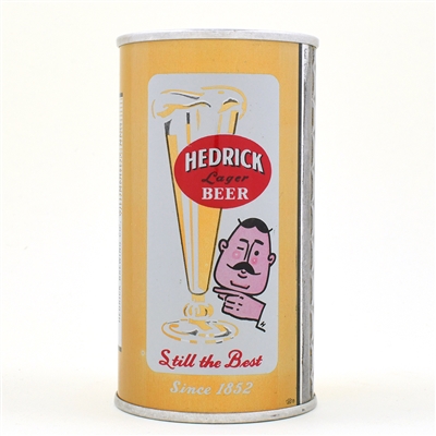 Hedrick Beer Pull Tab ENAMEL GOLD 74-24 MINTY