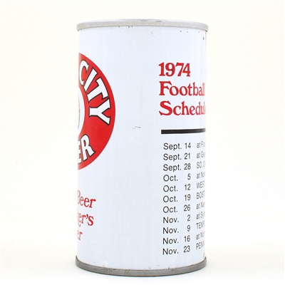 Iron City Beer 1974 Pitt Football Schedule Pull Tab 79-24 TOUGH