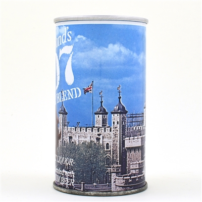 James Bond 007 Malt Liquor Set Pull Tab Tower of London WHITE STRIPE 82-35
