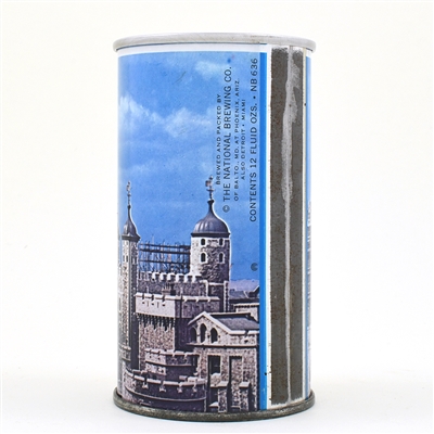 James Bond 007 Malt Liquor Set Pull Tab Tower of London WHITE STRIPE 82-35