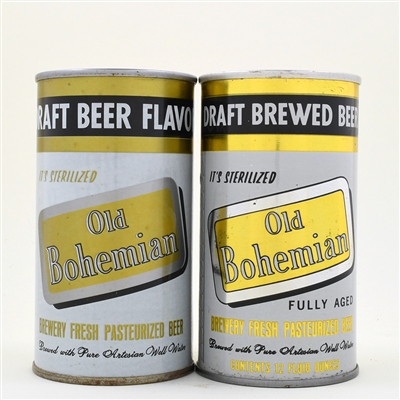 Old Bohemian Draft Beer Pull Tabs Lot of 2 Different