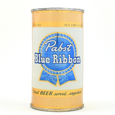 Pabst Blue Ribbon Beer Flat Top NEWARK 110-27 SPOTLESS ORIGINAL