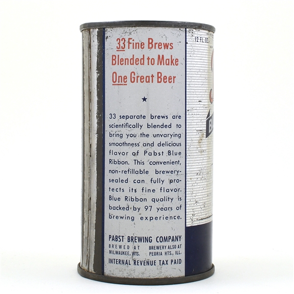 Pabst Blue Ribbon Beer Flat Top SILVER SIDE PANELS IRTP 111-21