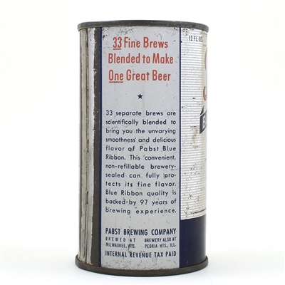 Pabst Blue Ribbon Beer Flat Top SILVER SIDE PANELS IRTP 111-21