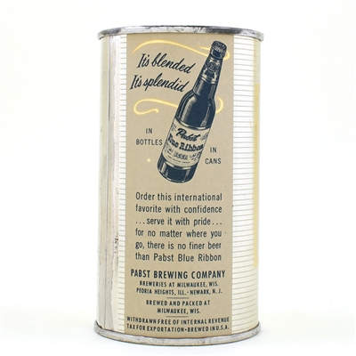 Pabst Blue Ribbon Beer Flat Top WITHDRAWN FREE 111-26