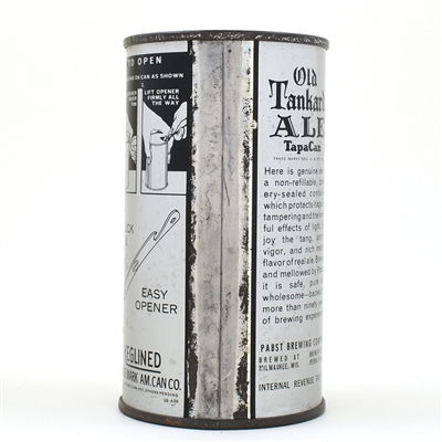 Pabst Old Tankard Ale Instructional Flat Top PABST MILWAUKEE 110-37 OI 635