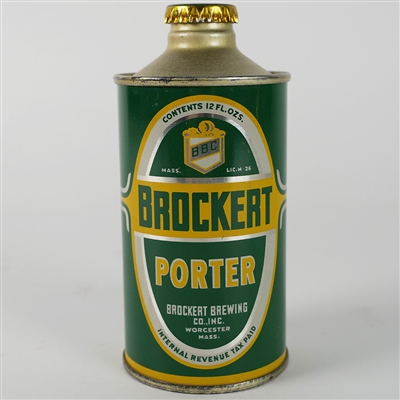 Brockert Porter J-Spout Cone Top RARE MINTY