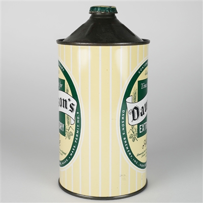 Dawsons Extra Dry Ale Quart Cone Top 206-16 RARE LIKELY BEST