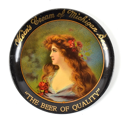 Kerns Cream of Michigan Beer Pre-Prohibition Tip Tray