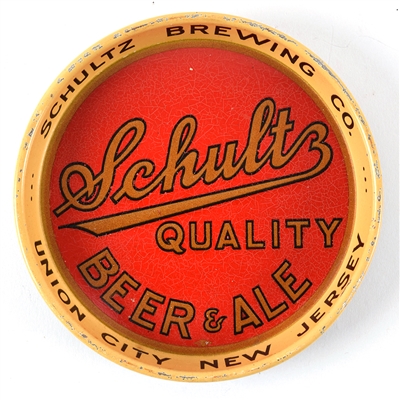 Schultz Beer-Ale 1930s Tip Tray TOUGH