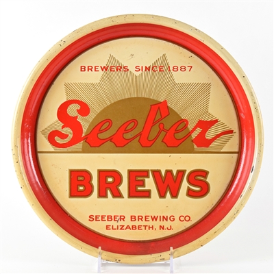Seeber Brews 1930s Serving Tray