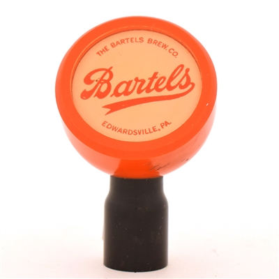 Bartels Beer 1940s Plastic 2-Color Tap Knob