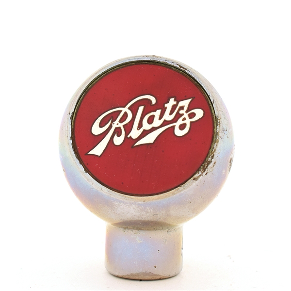 Blatz 1940s 2-Sided Chrome Ball Tap Knob