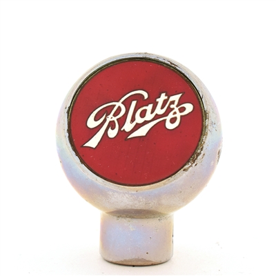 Blatz 1940s 2-Sided Chrome Ball Tap Knob